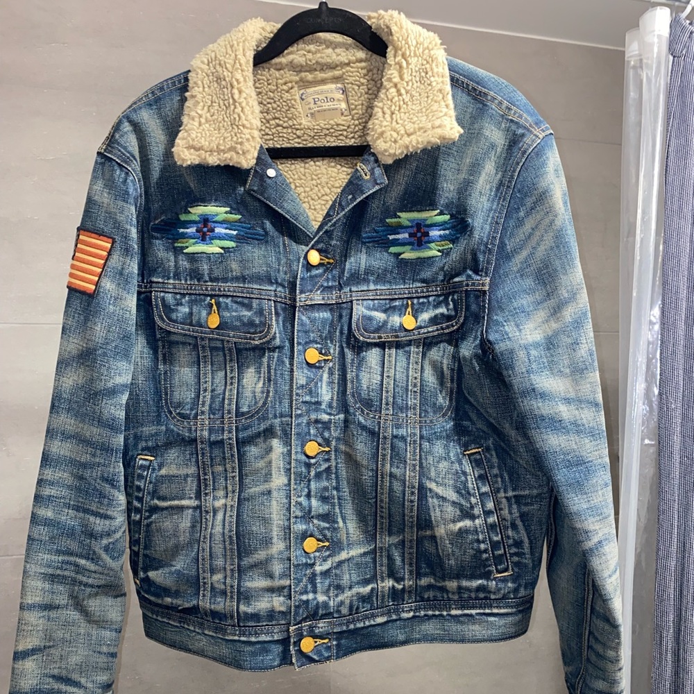 POLO Ralph Lauren Denim Jacket w/ shearling